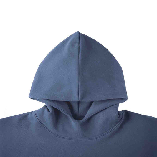 Blue hoodie on a white background